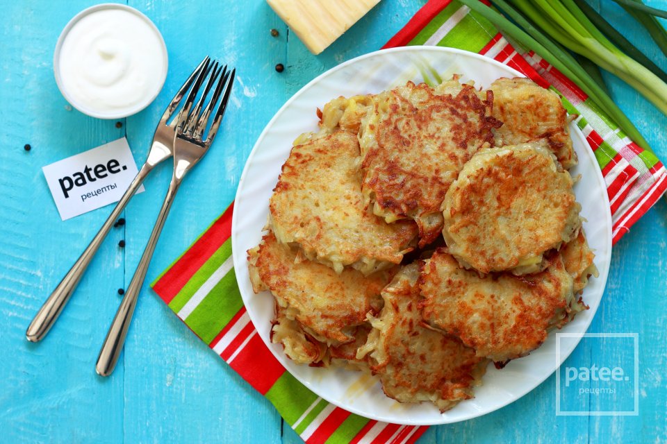 Драники с курицей и сыром - Шаг 17