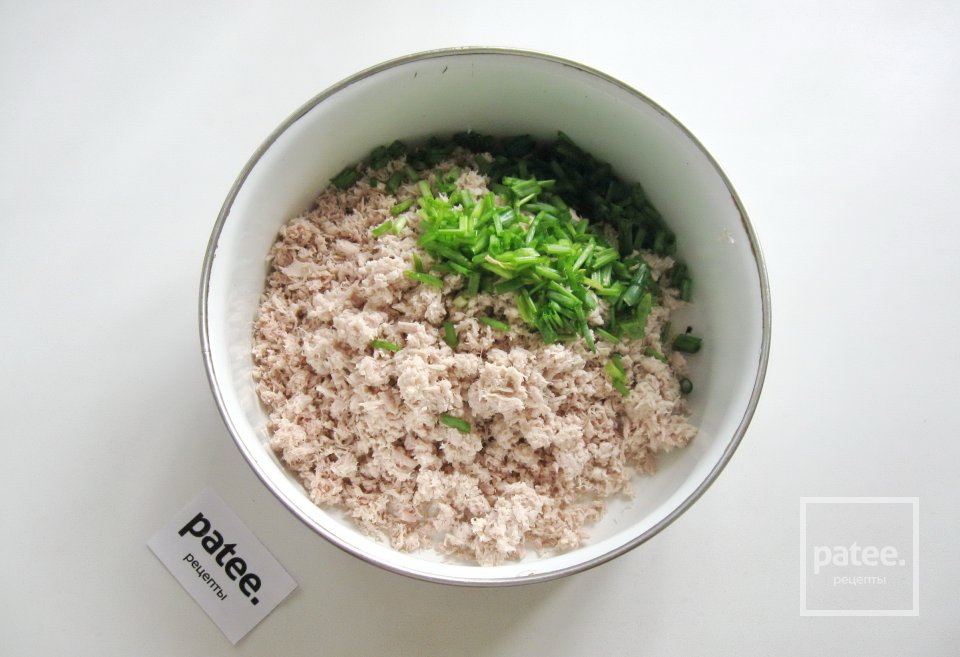 Блинчики со свининой, рисом и зеленым луком - Шаг 7