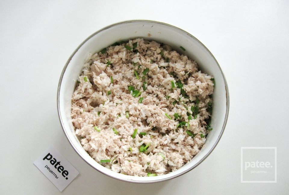 Блинчики со свининой, рисом и зеленым луком - Шаг 9