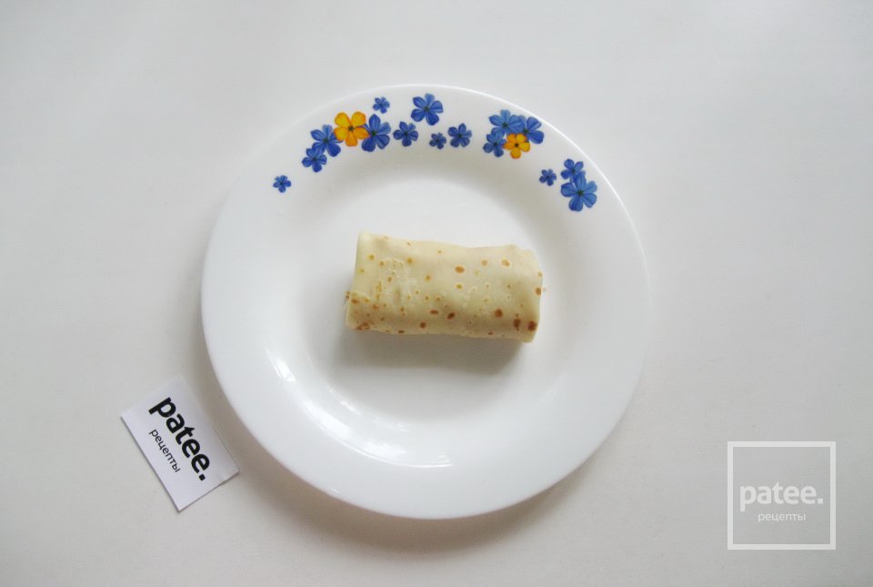 Блинчики со свининой, рисом и зеленым луком - Шаг 11