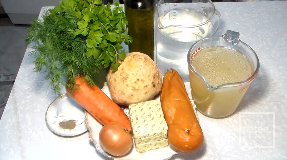 Сырный суп. Лёгкий рецепт - Шаг 1