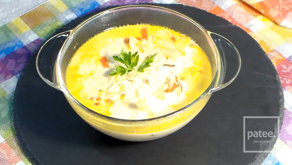 Сырный суп. Лёгкий рецепт - Шаг 7