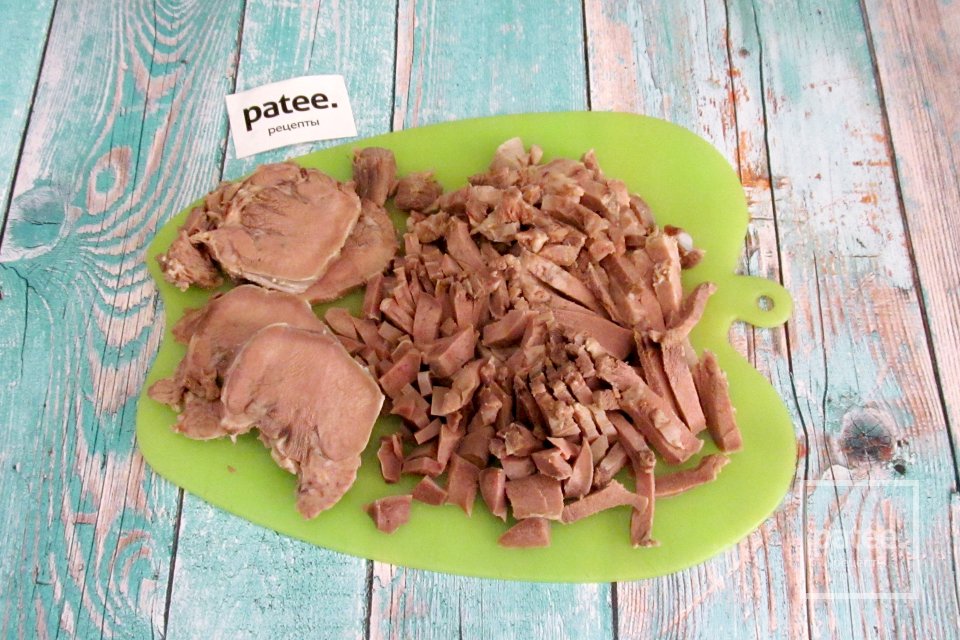 Салат Тёщин язык - Шаг 3