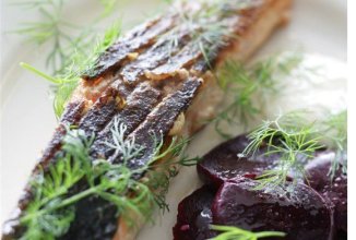 Семга с хреном