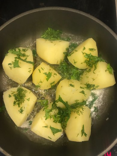 Свиной фарш в сметанном соусе с картошкой )😜 - Шаг 5