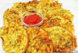 Гренки с картофелем