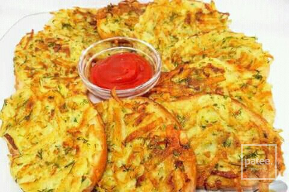 Гренки с картофелем - Шаг 1