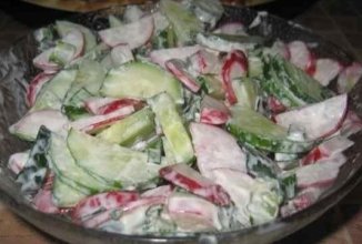 Весенний салатик "Наслаждение"