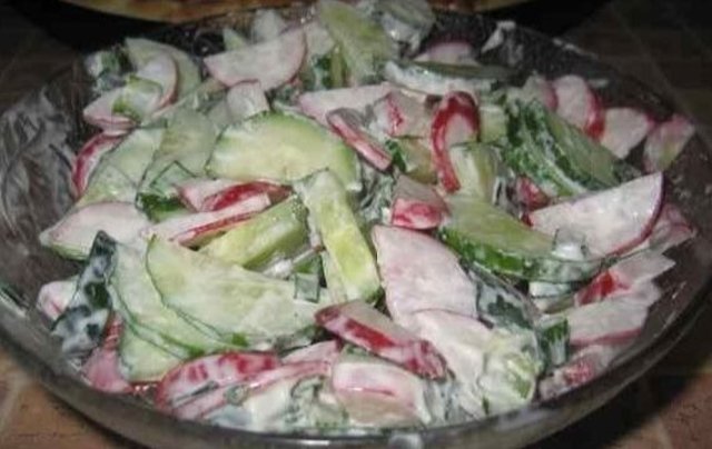 Весенний салатик "Наслаждение"