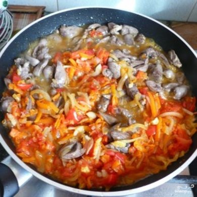 Куриные сердечки - Шаг 4