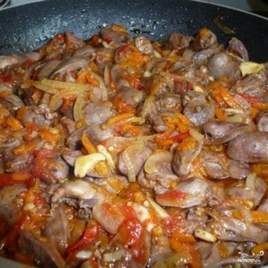 Куриные сердечки - Шаг 5