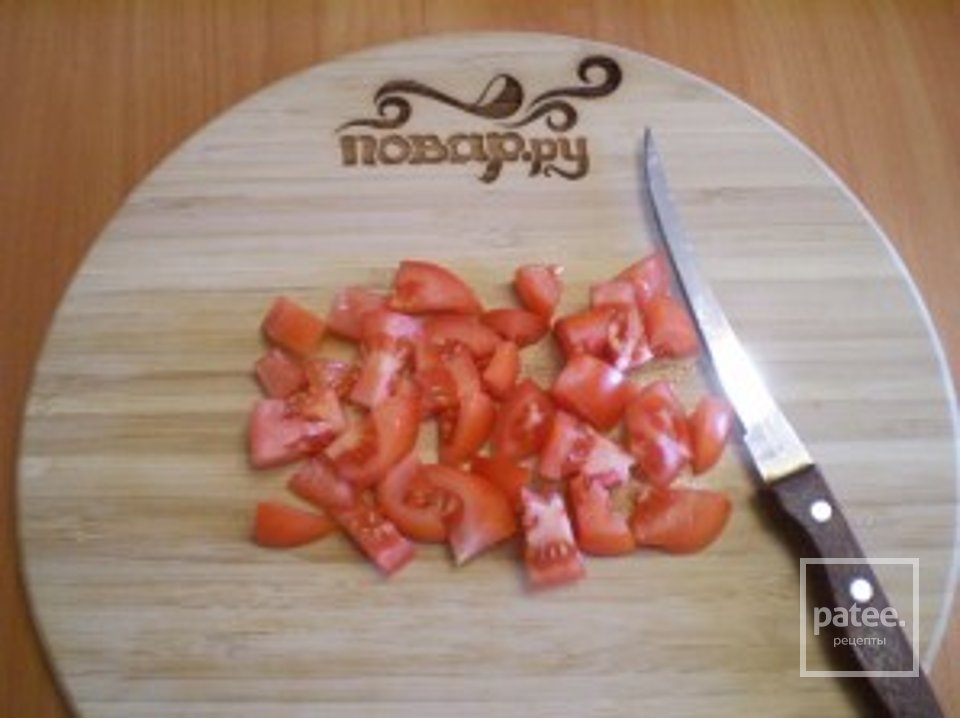 Куриные сердечки с помидорами - Шаг 4