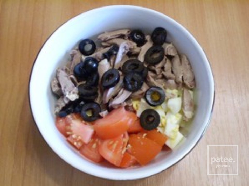 Куриные сердечки с помидорами - Шаг 6