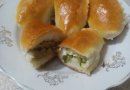 Печеные пирожки с мясной начинкой