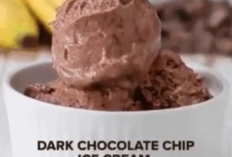 Шоколадно-банановое мороженное