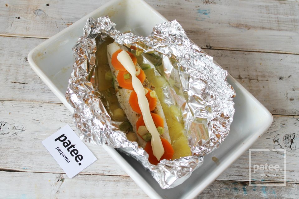 Филе судака в фольге в духовке - Шаг 12