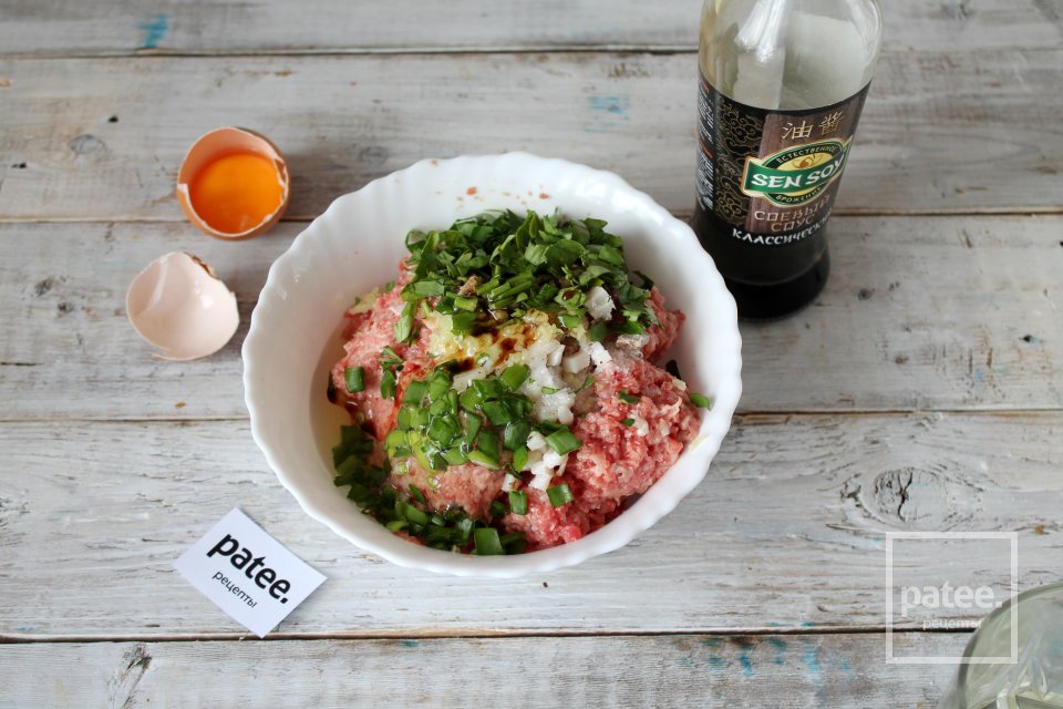 Вонтоны с куриным фаршем - Шаг 6