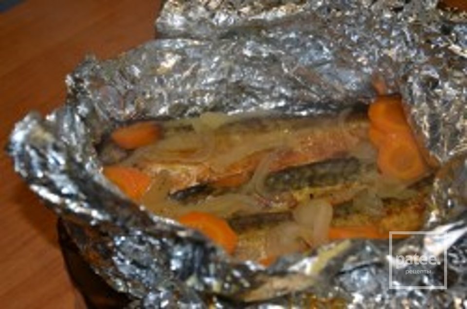 Скумбрия в мультиварке запеченная в фольге - Шаг 6