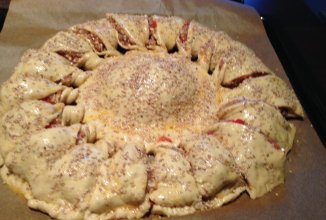 Мясний пиріг " Сонце"