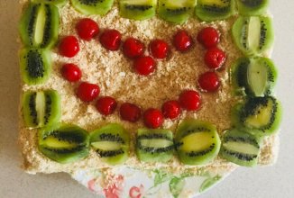 Торт Наполеон с фруктами 😍