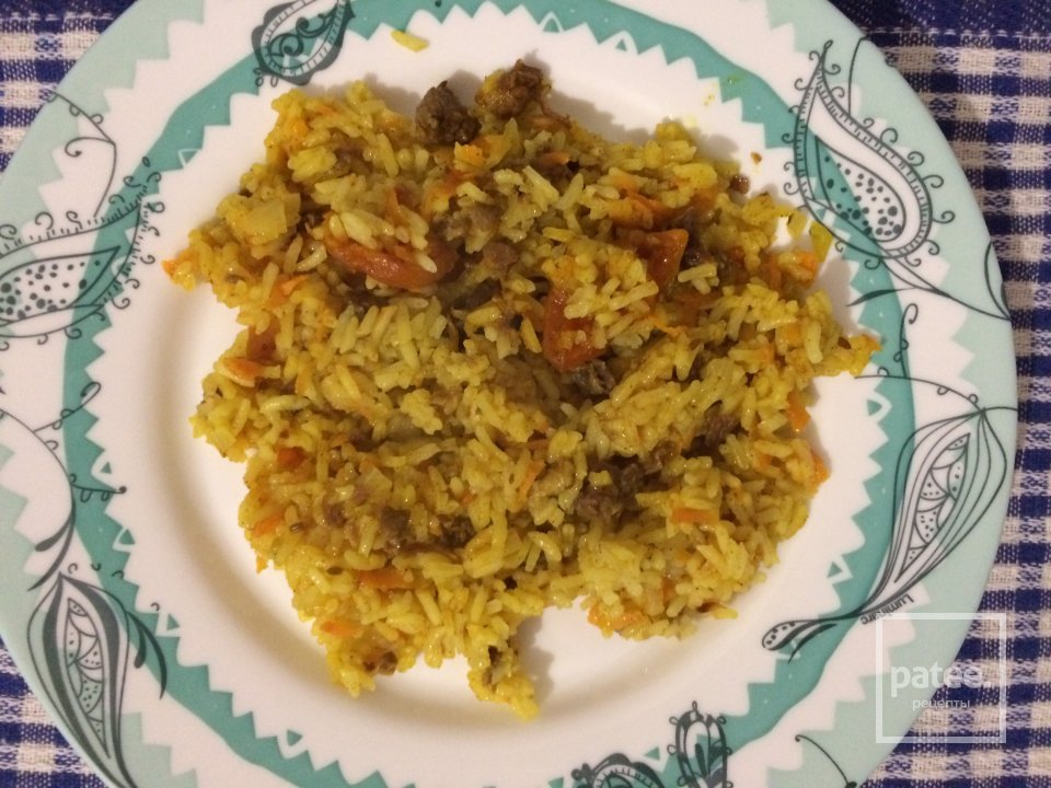 Быстрый плов с тушенкой - Шаг 4