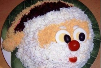 СЛОЕНЫЙ САЛАТ "АНАНАСОВАЯ ШУБА"