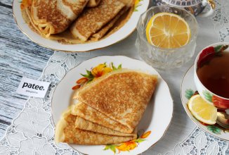 Блины с корицей на кефире