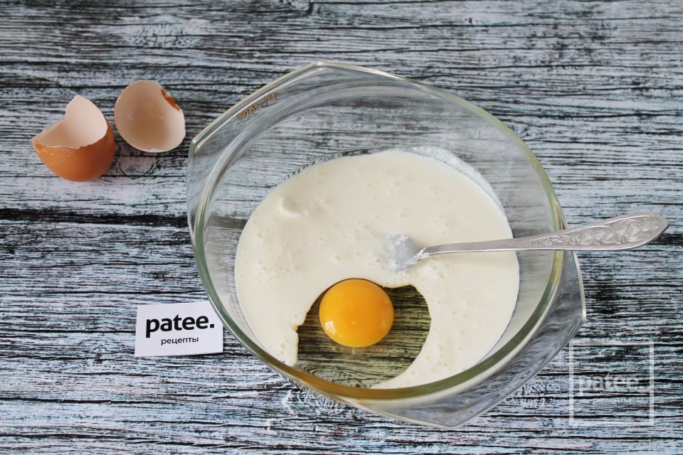 Блины с корицей на кефире - Шаг 3