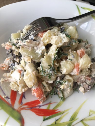 САЛАТ ГРИБНОЙ 🍄 - Шаг 2