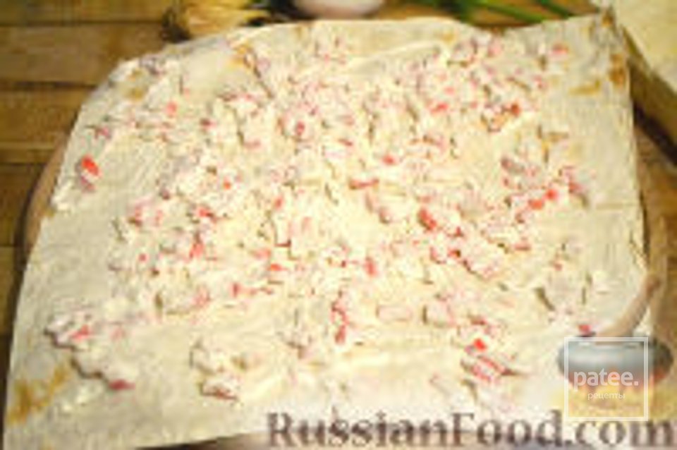 Лаваш з крабовими палочками - Шаг 9