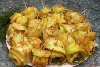 Жареные кабачки "Тещин язык"