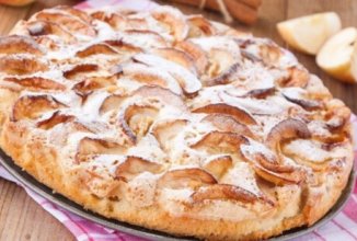 Овсяный пирог с бананами и яблоками (ПП)