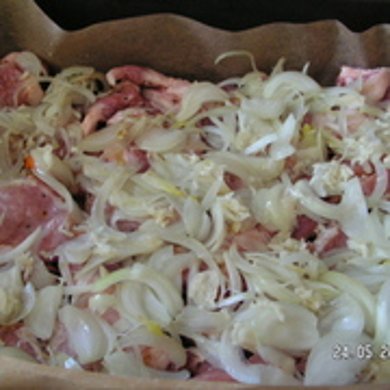 Мясо с под шубой - Шаг 6