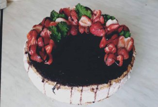 Клубничный чизкейк