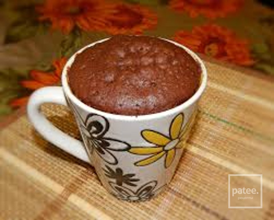 кекс в мікрохвильовці за 5 хв - Шаг 4