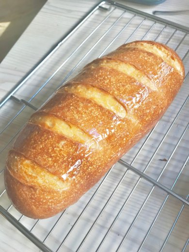 Горчичный батон (на закваске Левито мадре - 50%) 🥖 - Шаг 9