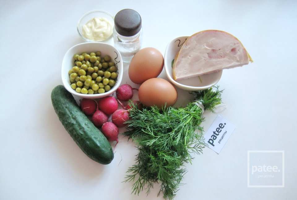 Салат "Окрошка" - Шаг 1