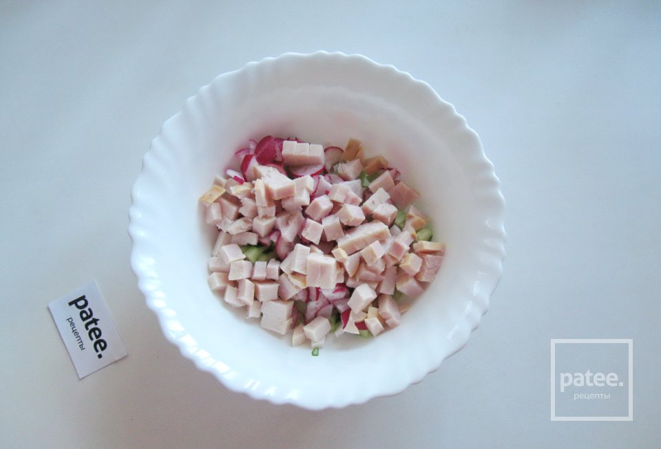 Салат "Окрошка" - Шаг 4