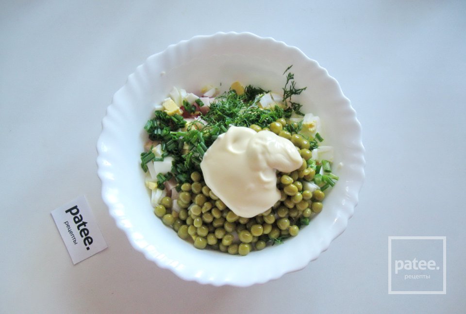 Салат "Окрошка" - Шаг 9