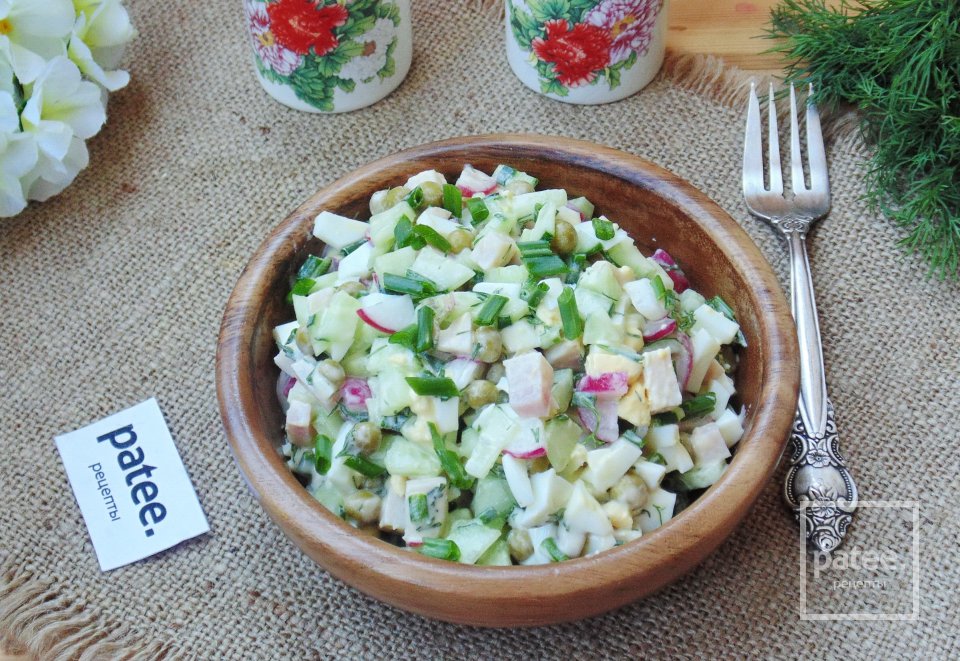 Салат "Окрошка" - Шаг 11