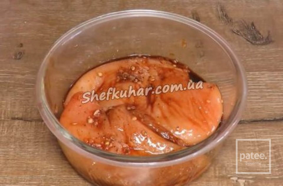 Легкий салат святковий з куркою. - Шаг 3