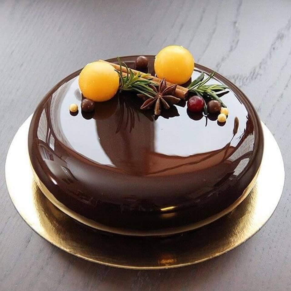Глазурь зеркальная для торта из шоколада