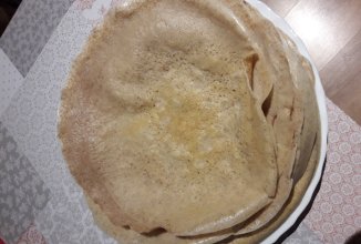 Блинчики заварные на кефире