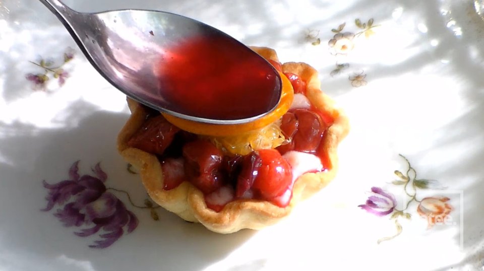 Песочные корзинки с ягодами - Шаг 9