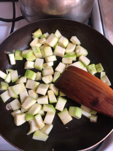 Запеканка из цветной капусты и кабачков - Шаг 6