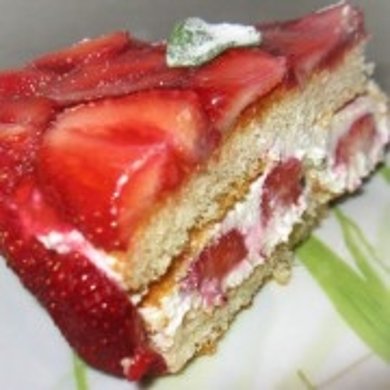 Торт с клубникой - Шаг 9