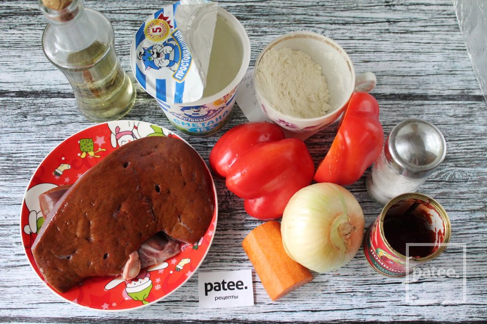 Гуляш из говяжьей печени - Шаг 1