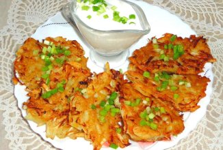 Драники с луком