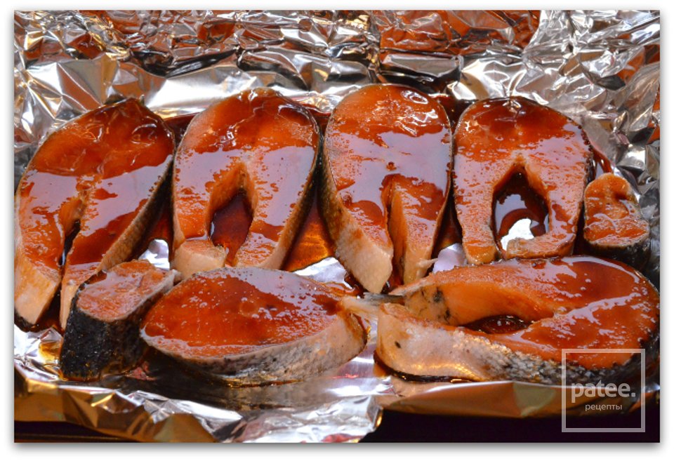 Лосось из духовки в медово-имбирном маринаде - Шаг 1