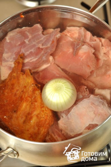 Солянка сборная мясная - Шаг 1